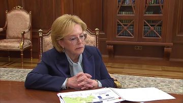 Президент России Владимир Путин встретился в Кремле с руководителем Федерального медико-биологического агентства Вероникой Скворцовой