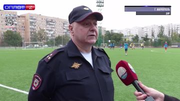 Стадион восстановлен, Мариуполь играет в футбол!