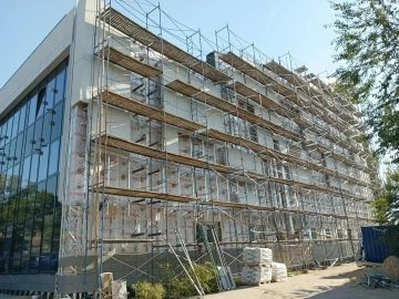 Продолжается восстановление спортивного комплекса «Нептун»