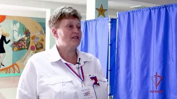 В ДНР росгвардейцы приняли участие в голосовании